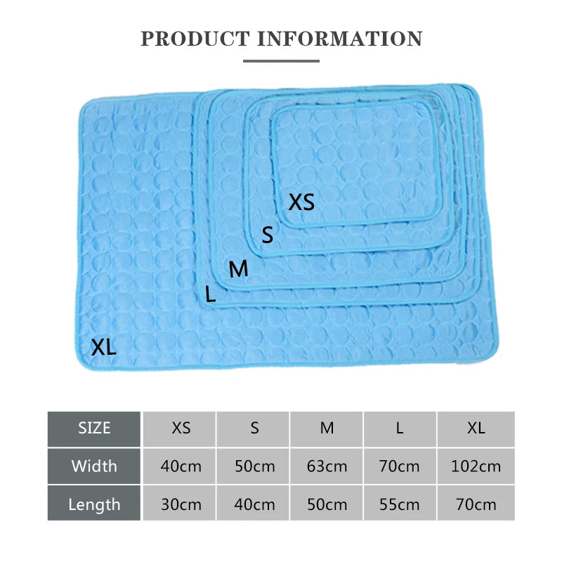 Dog Cooling Mat Extra Large Summer Bed