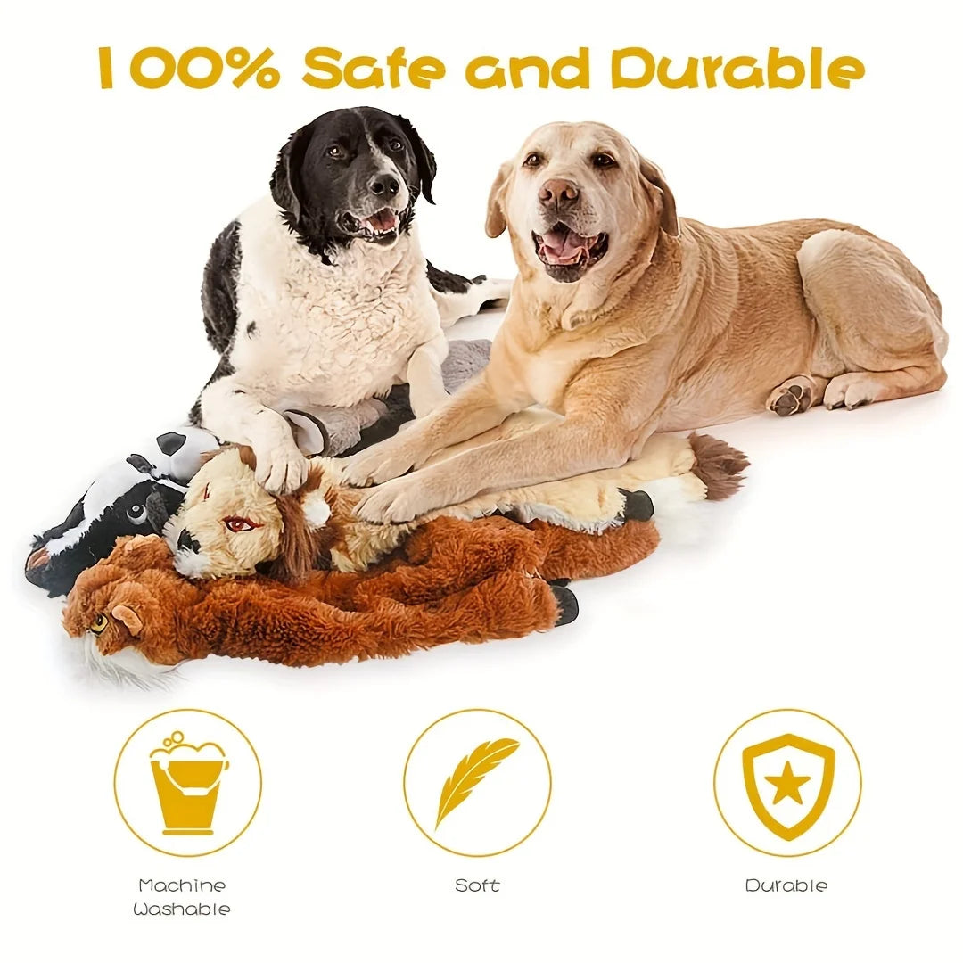 Squeaky Plush Dog Chew Toy