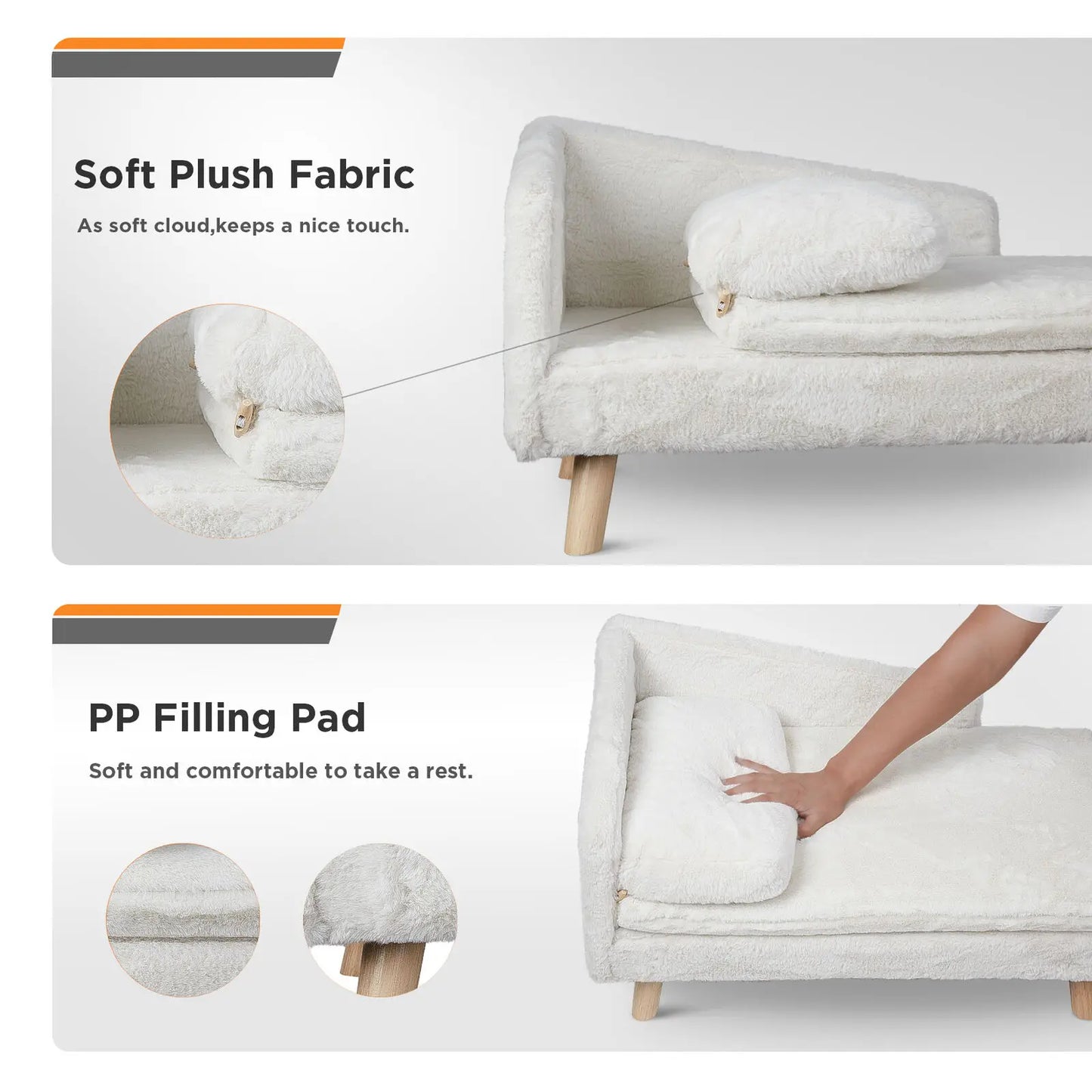 Elevated Pet Bed Sofa