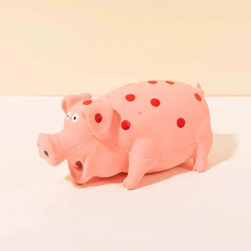 Squeaky Pig Dog Toy