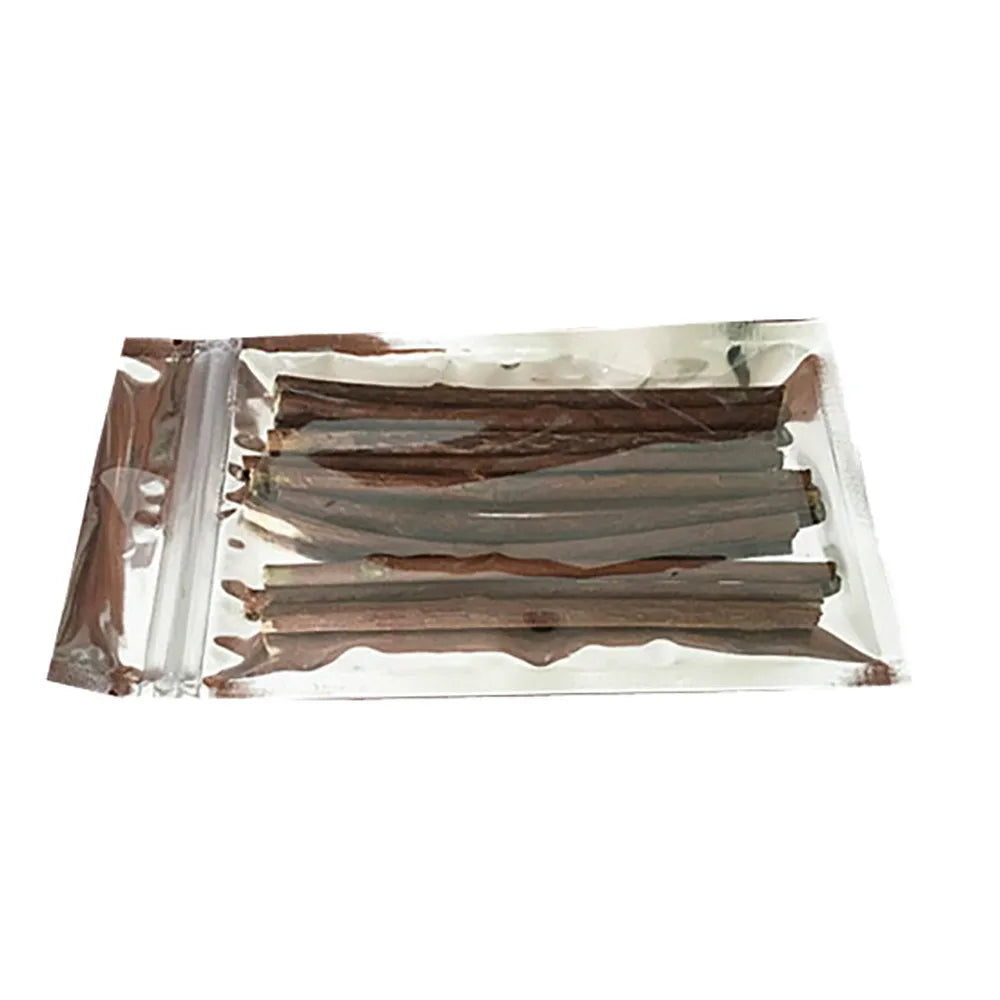 10pc Apple Wood Chew Sticks Twigs For Small Pets