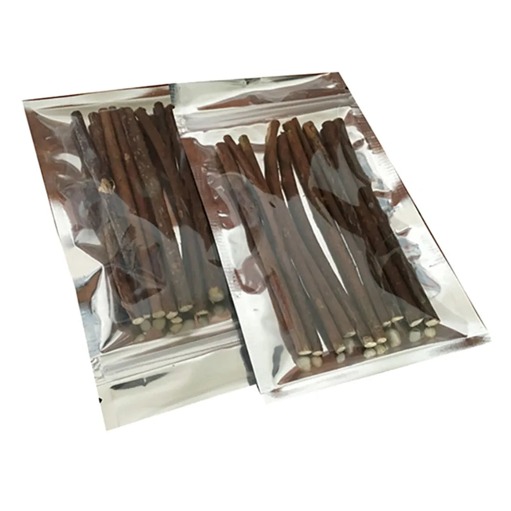 10pc Apple Wood Chew Sticks Twigs For Small Pets