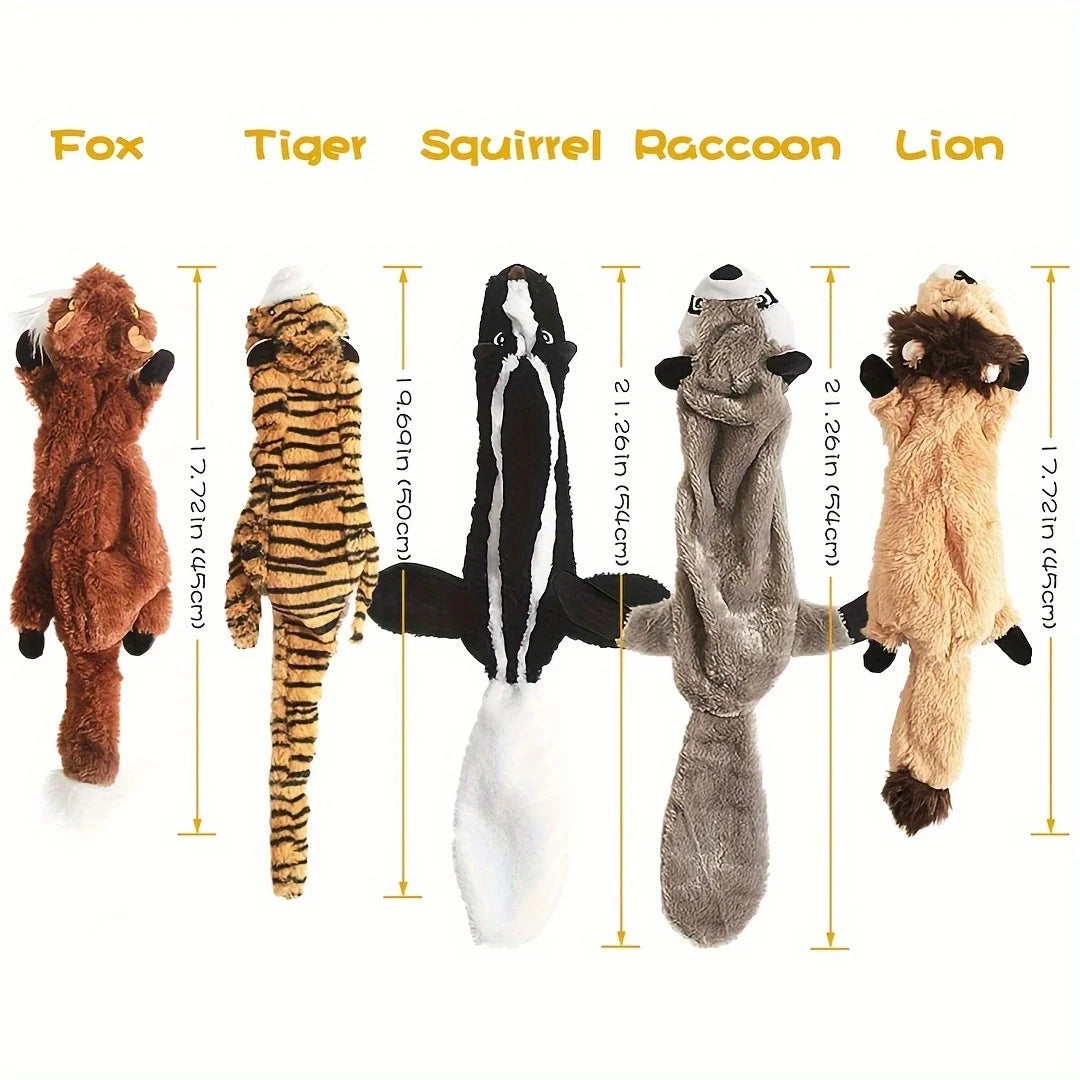Squeaky Plush Dog Chew Toy