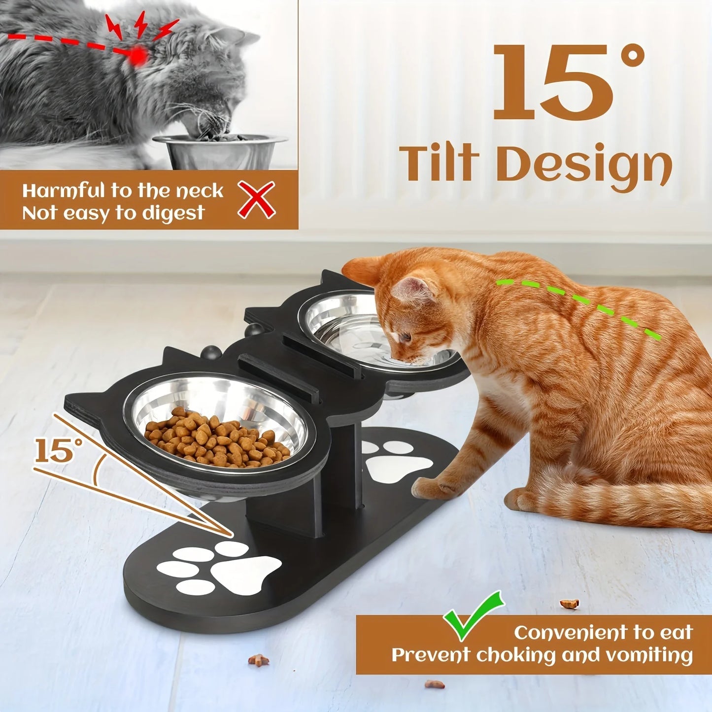 Elevated Cat Bowls