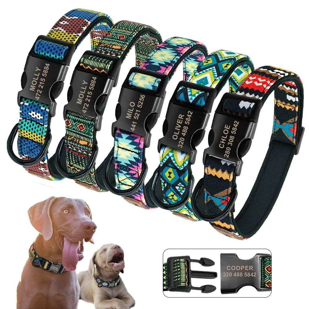Personalized Dog Collar Leash