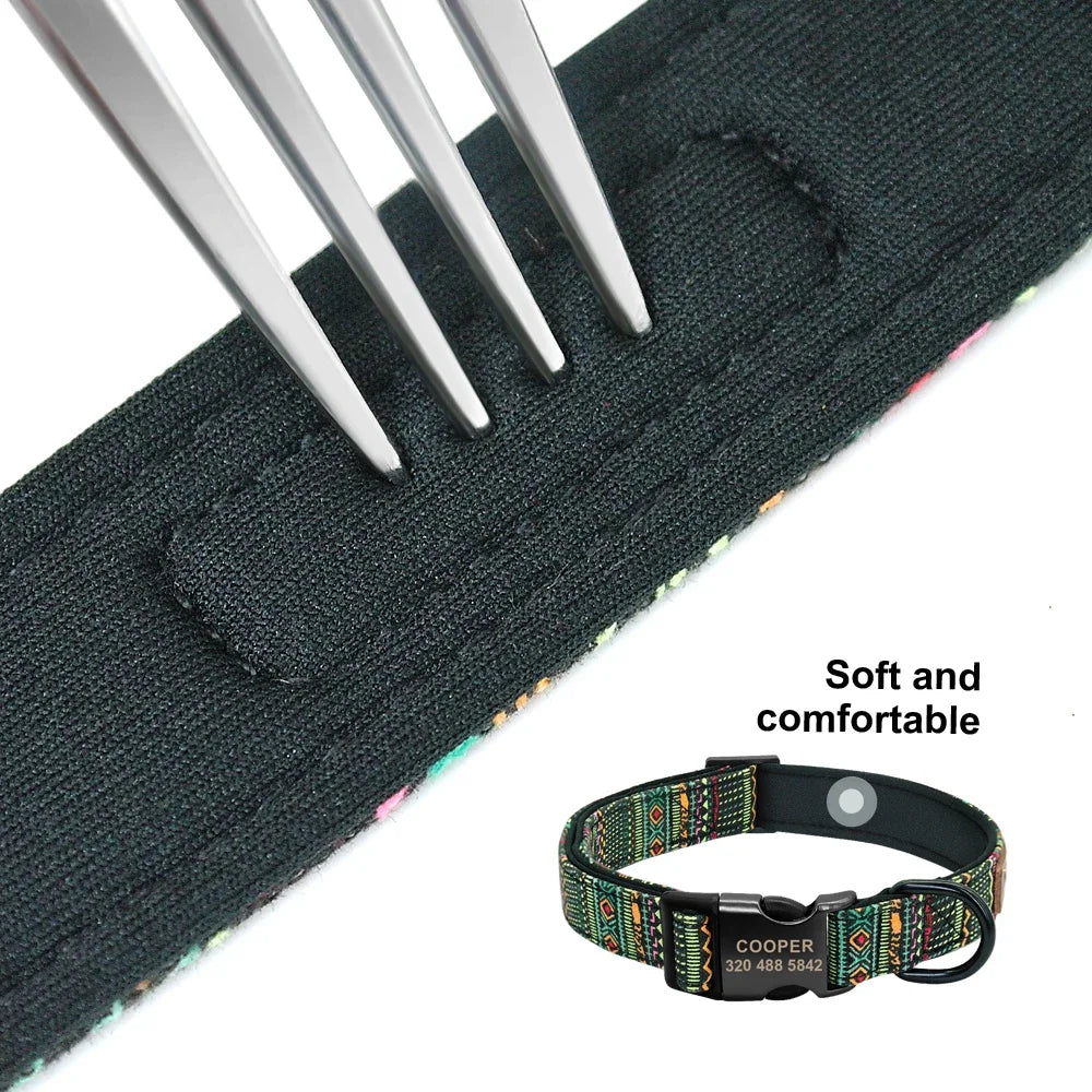 Personalized Dog Collar Leash