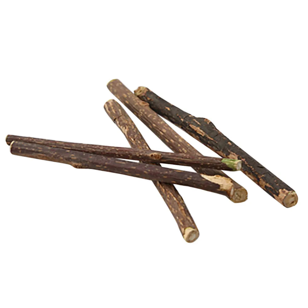 10pc Apple Wood Chew Sticks Twigs For Small Pets