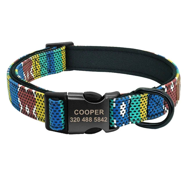 Personalized Dog Collar Leash