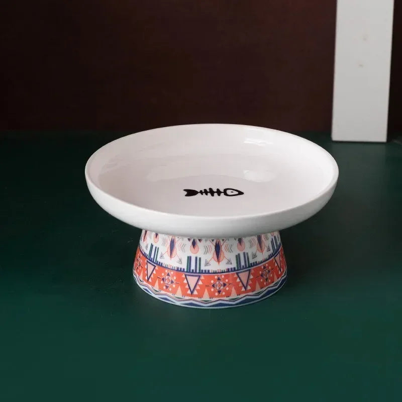 Raised Pet Food and Water Bowl
