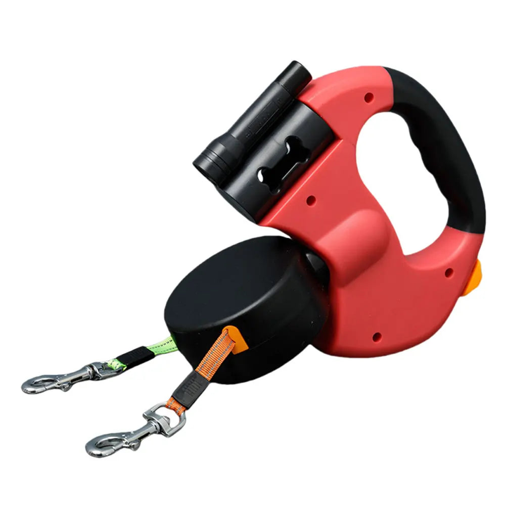 Double Headed Dog Leash Traction Rope