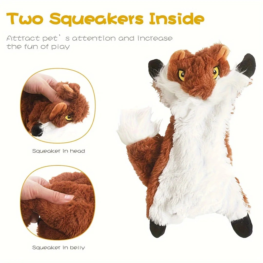 Squeaky Plush Dog Chew Toy