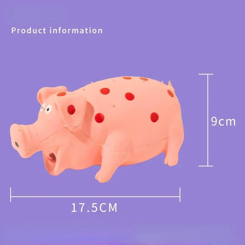 Squeaky Pig Dog Toy