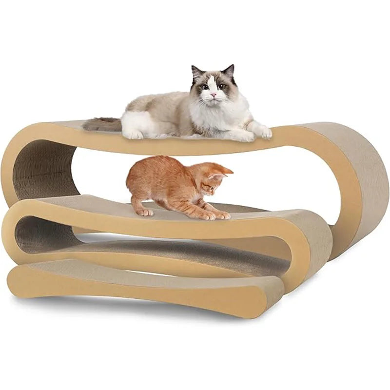 3 in 1 Cat Scratcher Cardboard