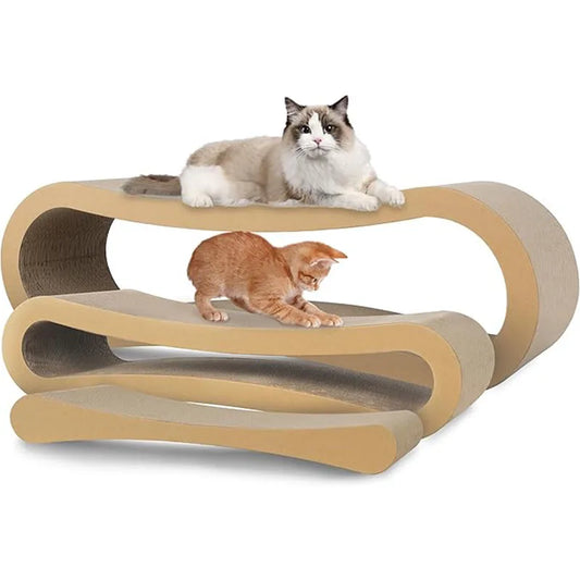 3 in 1 Cat Scratcher Cardboard