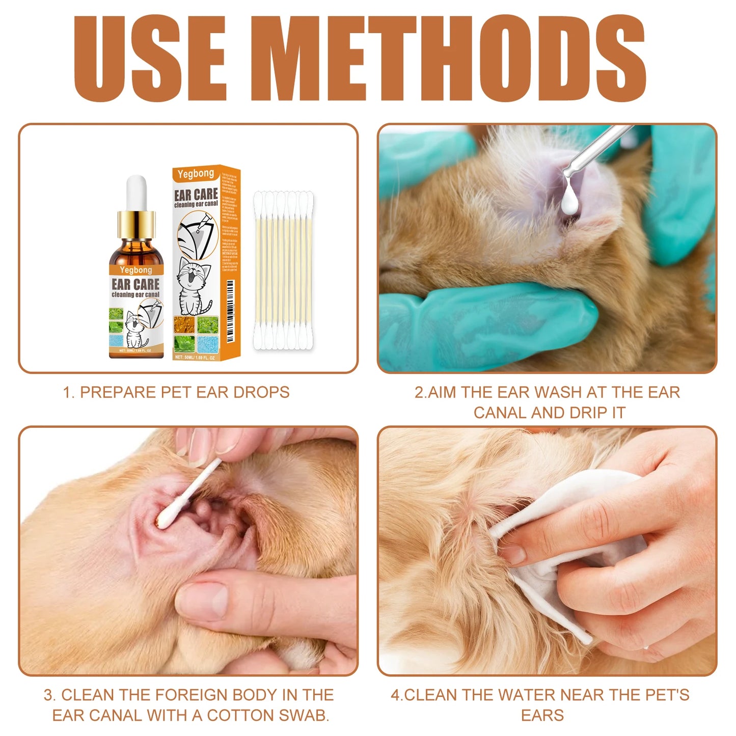 Pet Ear Cleaning Drops