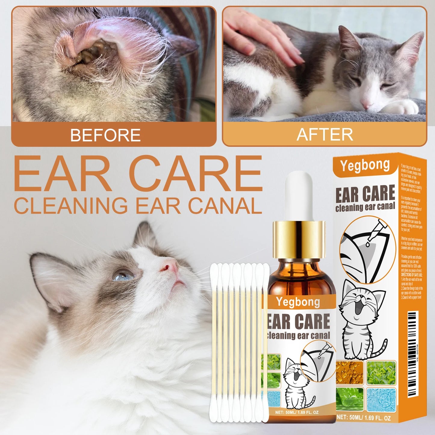 Pet Ear Cleaning Drops