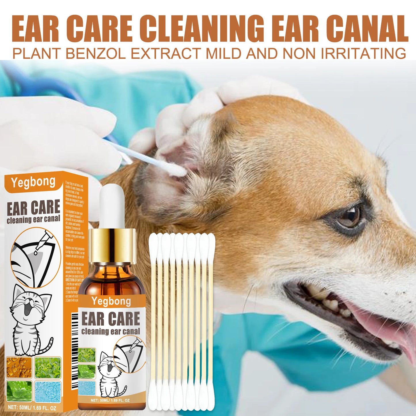 Pet Ear Cleaning Drops