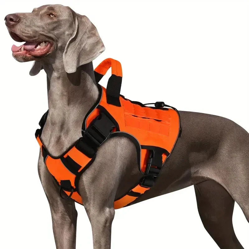 Tactical Dog Harness with Handle for Large Dogs