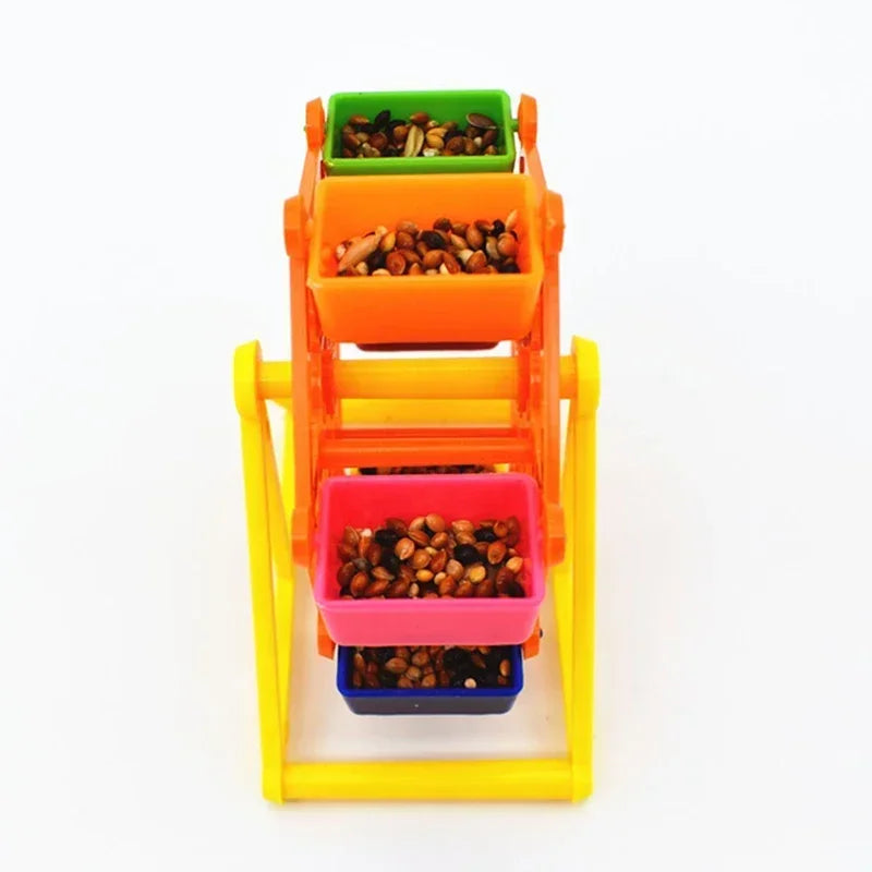 Creative Parrot Feeder Rotate Training Toys