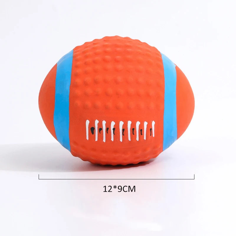 Squeaky Dog Toy Chew Rubber Balls