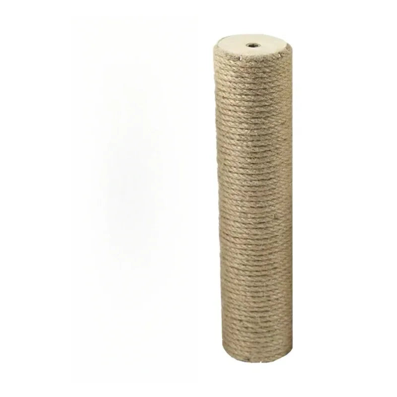 Cat Scratching Post Tree Shape Sisal Solid Wood