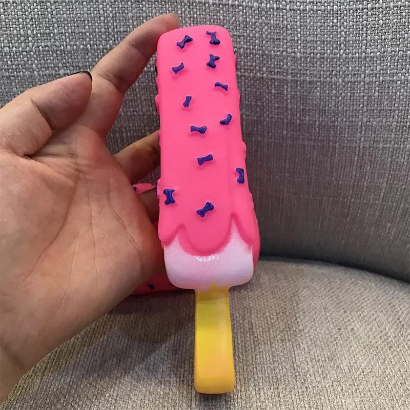 Cleaning Teeth Dog Chewing Toy Ice Cream