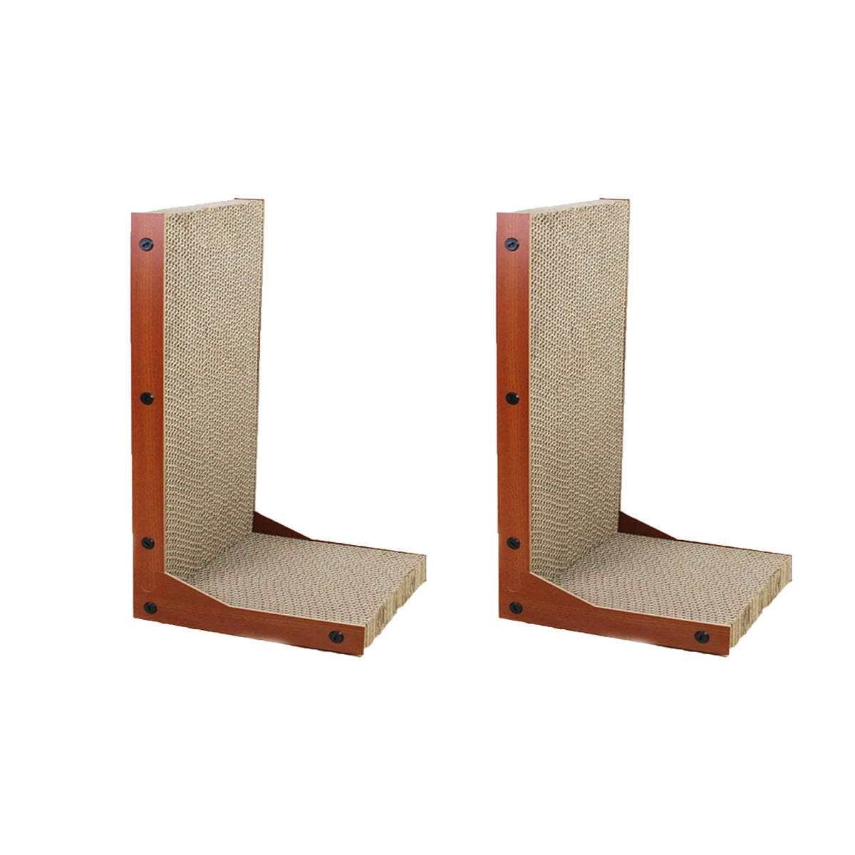 L-Shaped Cat Scratching Board
