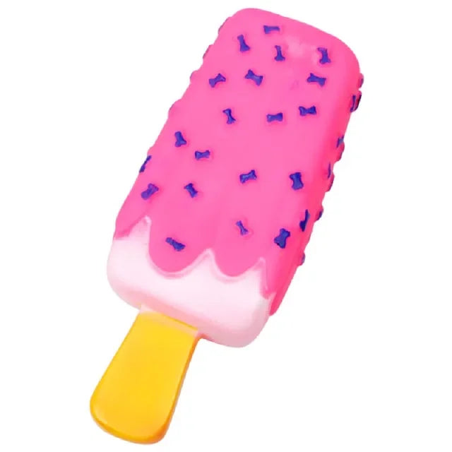 Cleaning Teeth Dog Chewing Toy Ice Cream