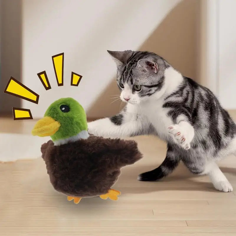 Interactive Cat Toys Chirping Flapping Bird