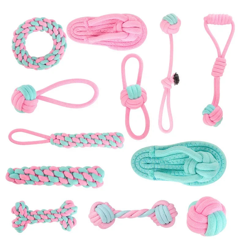 12PCS Pet Dog Toy Chew Toys