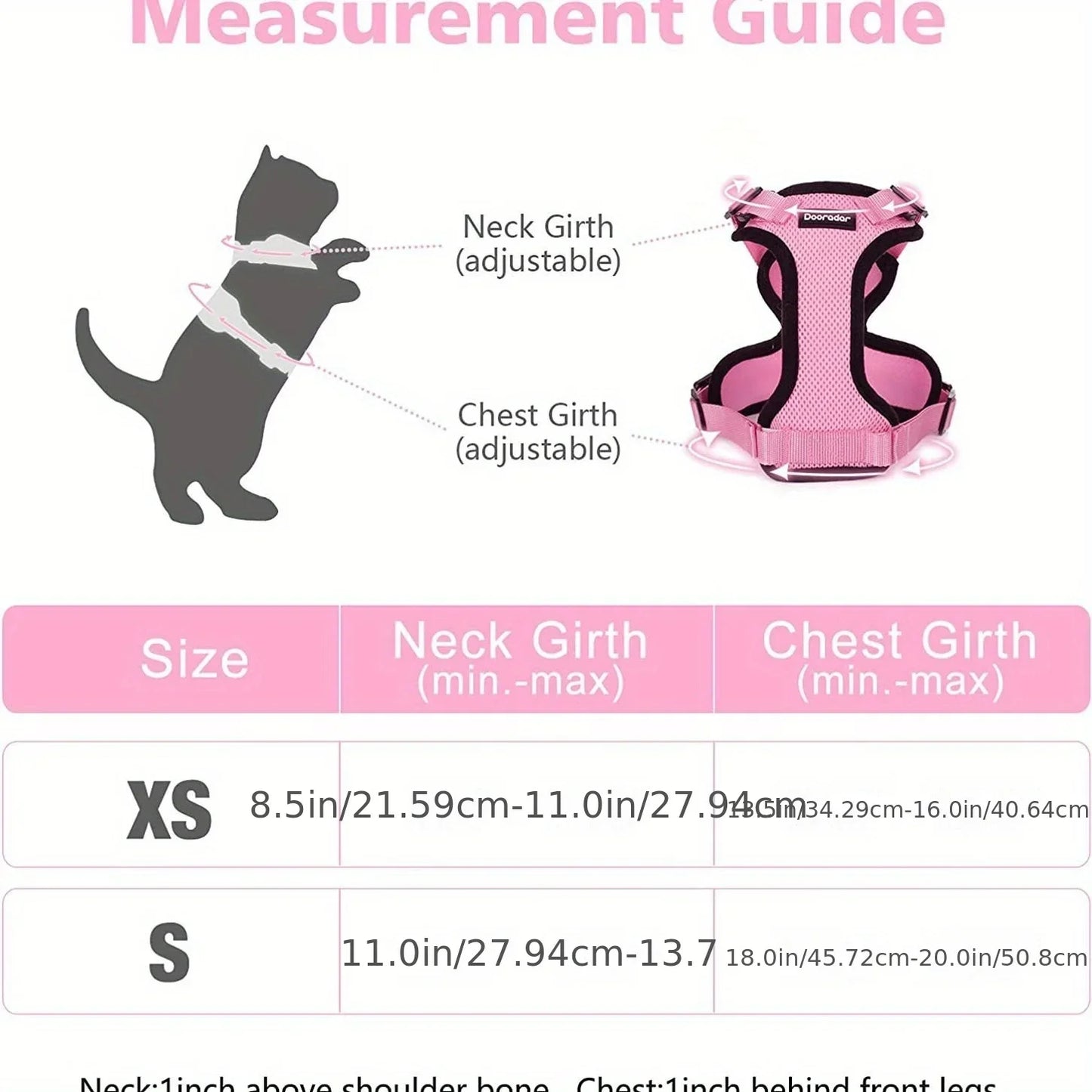Cat Leash Vest Pet Chest Carrier