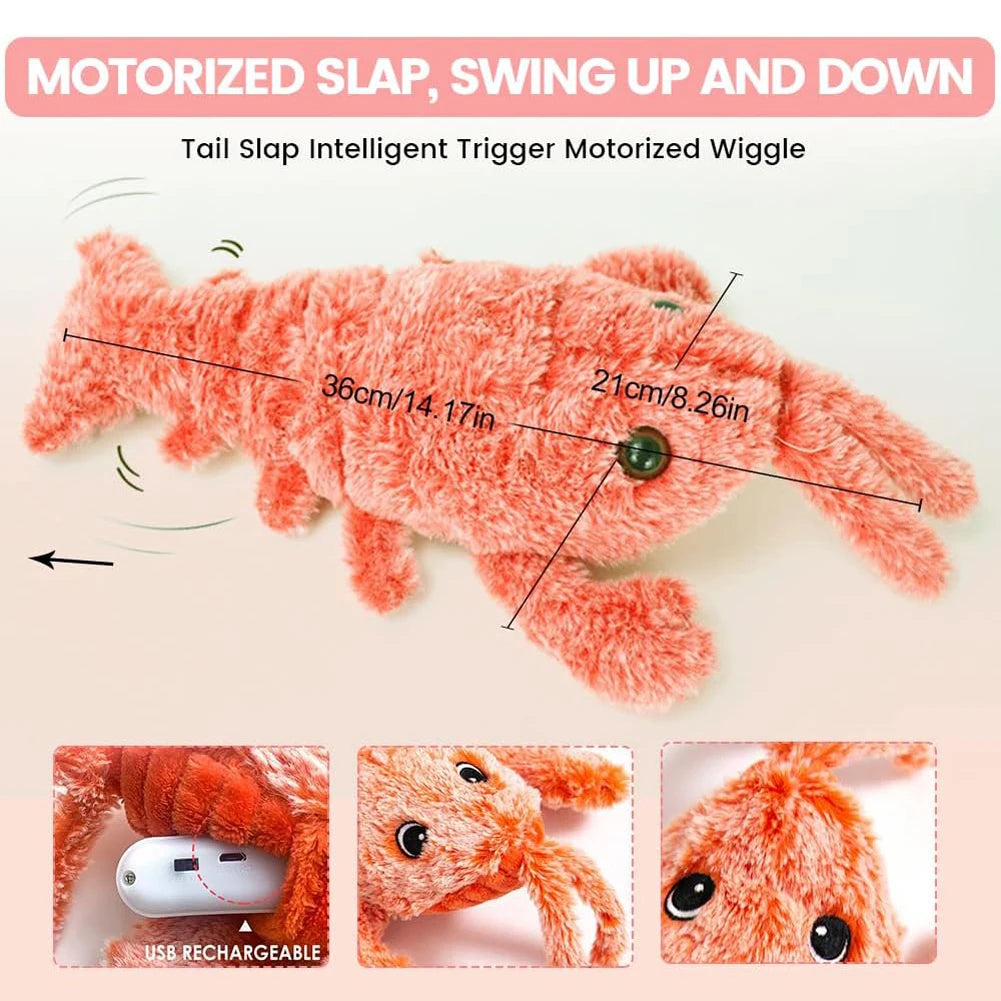 Wiggly Lobster Dog Toy Floppy