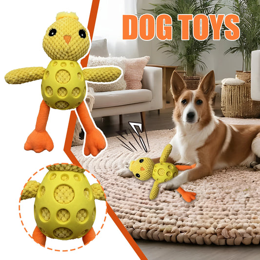 Dog Squeaky Toys Plush Chick