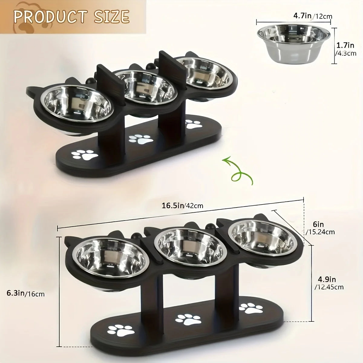 Elevated Cat Bowls