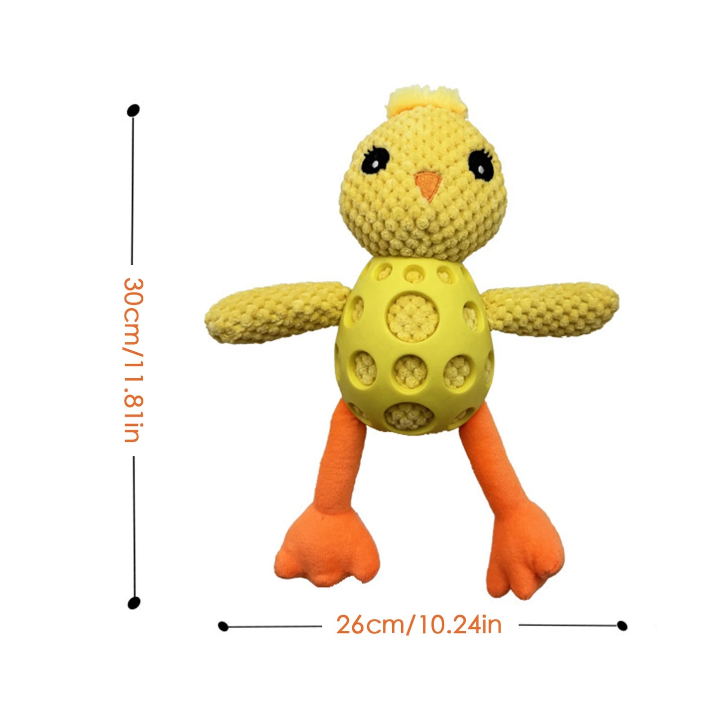 Dog Squeaky Toys Plush Chick