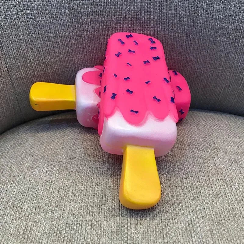 Cleaning Teeth Dog Chewing Toy Ice Cream
