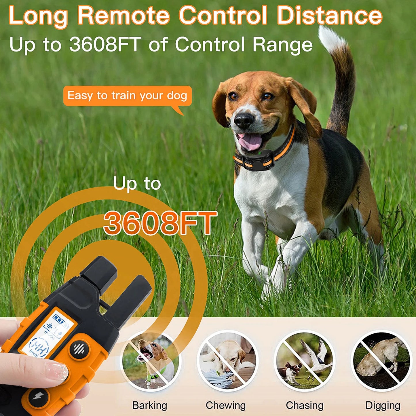 3300Ft Electric Dog Training Collar