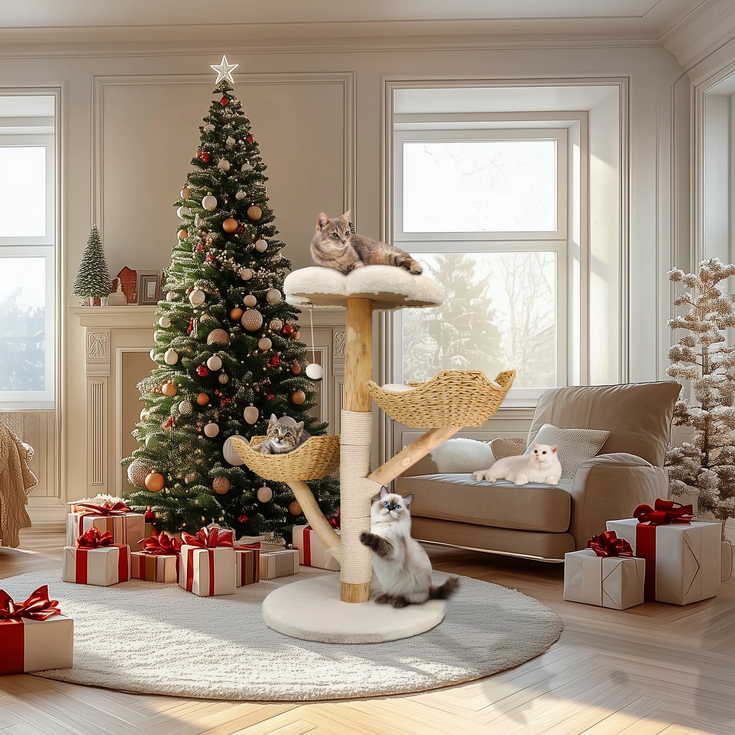 Cat Tree Tower Condo Furniture Scratch Post