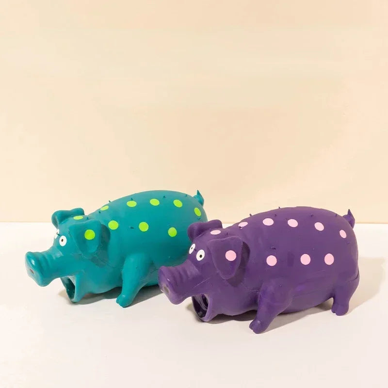 Squeaky Pig Dog Toy