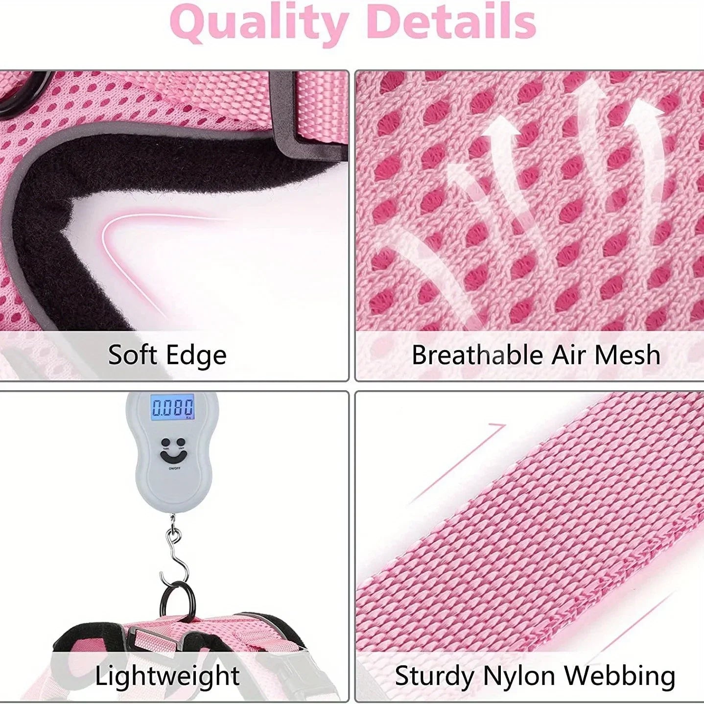 Cat Leash Vest Pet Chest Carrier