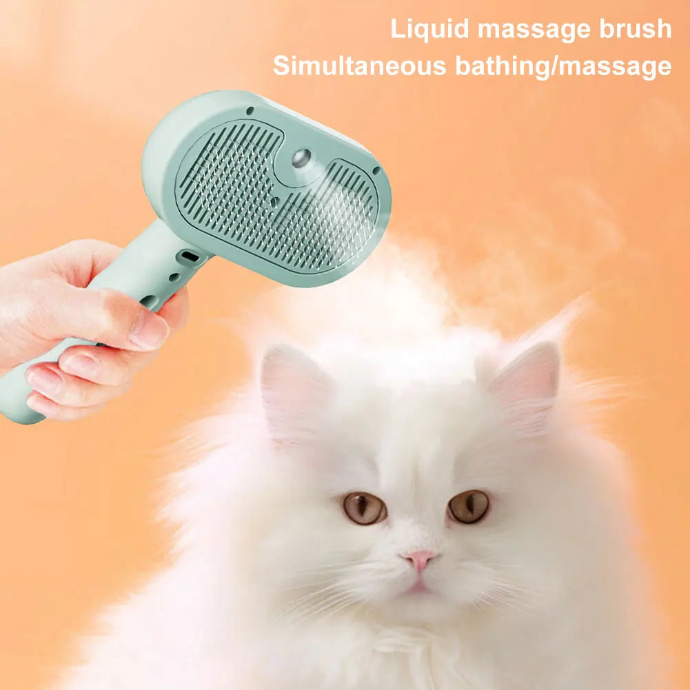 Steam Pet Brush Pet Hair Cleaning Brush