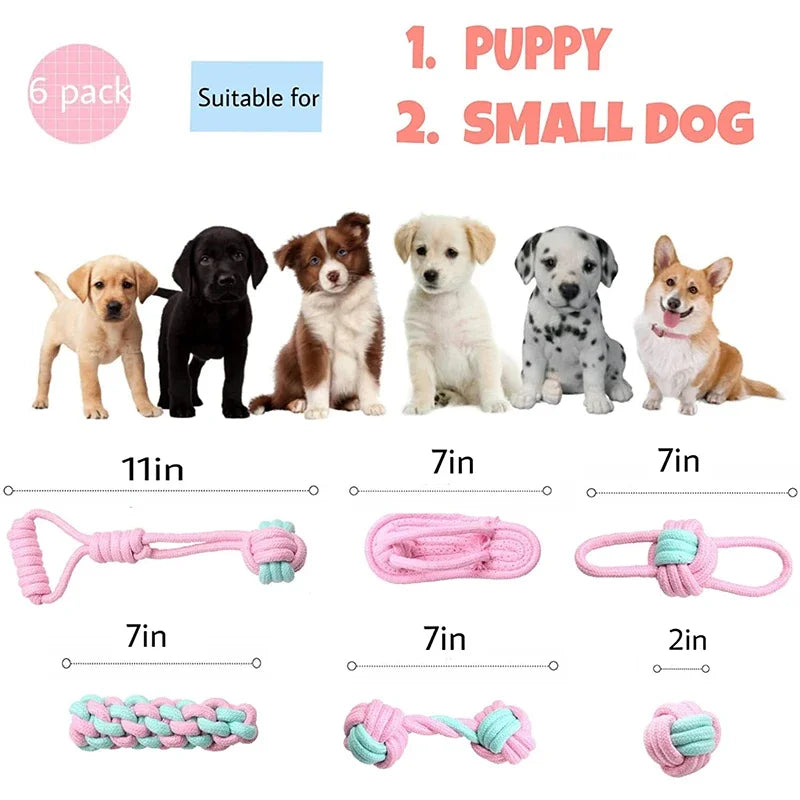 12PCS Pet Dog Toy Chew Toys