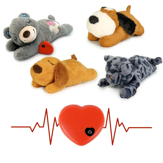 Puppy Heartbeat Dog Toys PP Cotton Stuffed