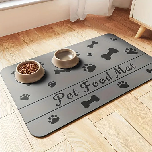 Pet Feeding Mat For Food And Water Bowl