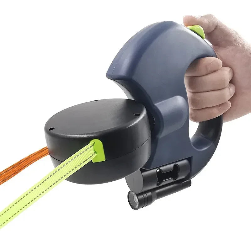 3 Colors Retractable Dual Double Leash Rope