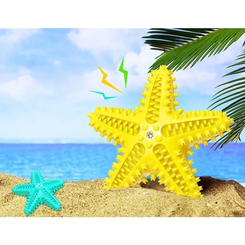 Vocal Starfish Dog Chew Toy