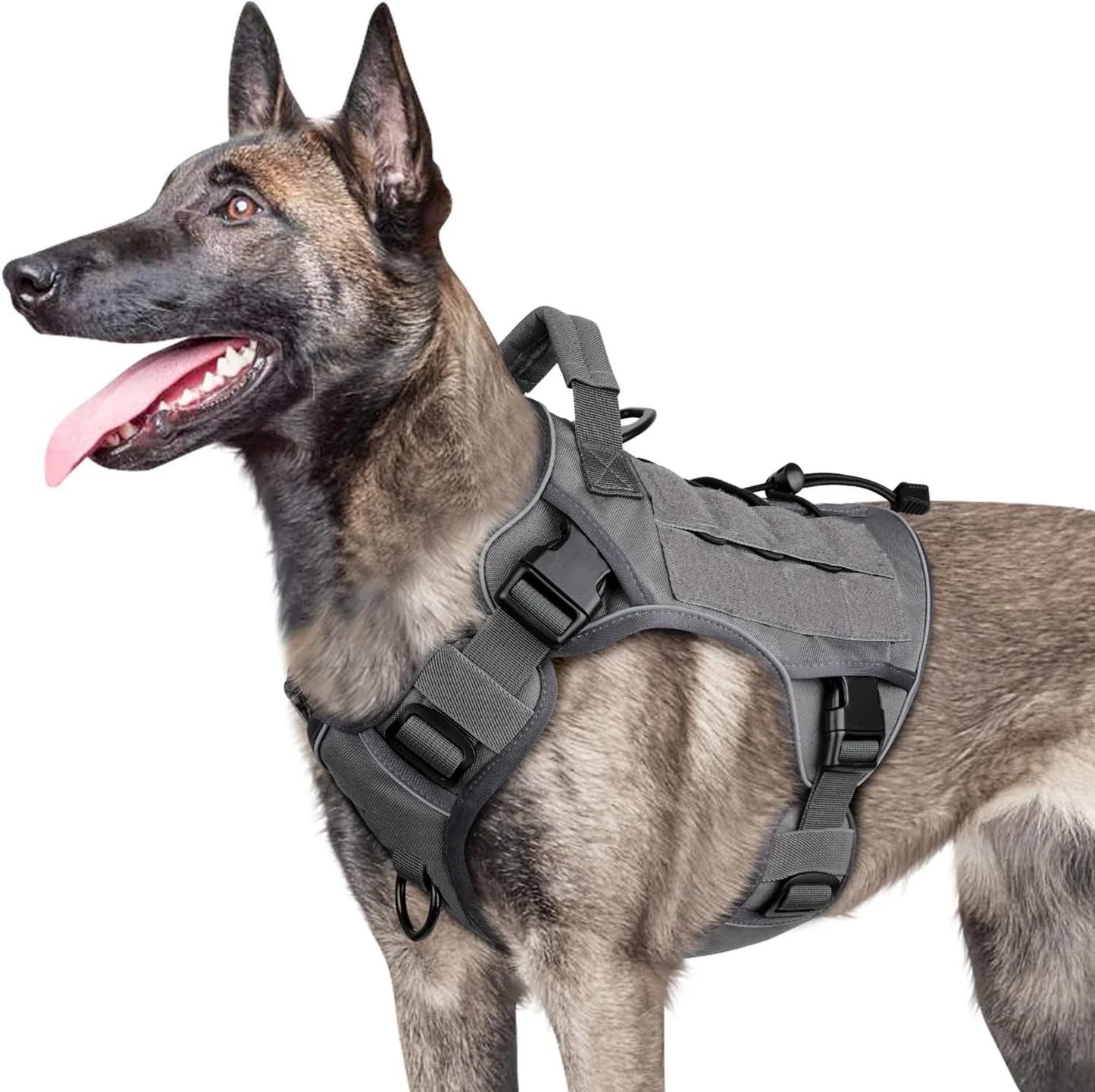 Tactical Dog Harness with Handle for Large Dogs