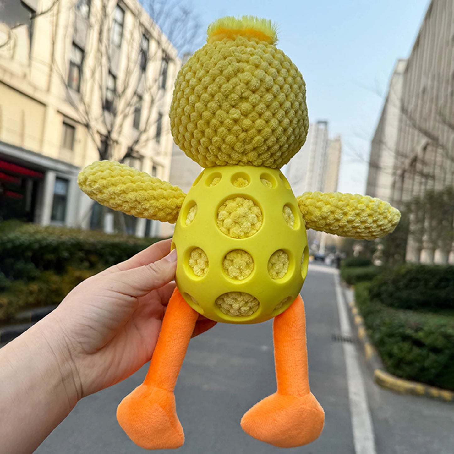 Dog Squeaky Toys Plush Chick