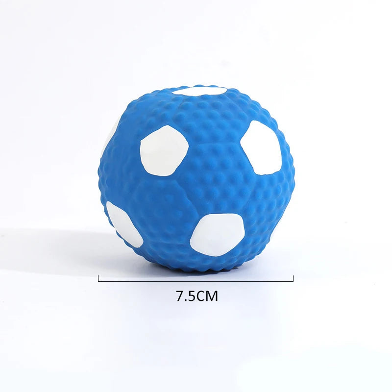 Squeaky Dog Toy Chew Rubber Balls