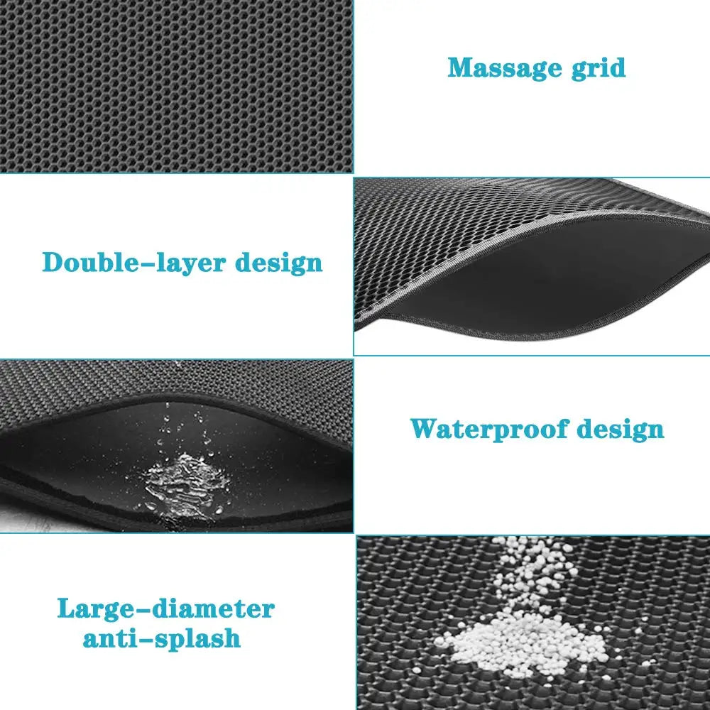 Foldable Cat Litter Trapping Mat